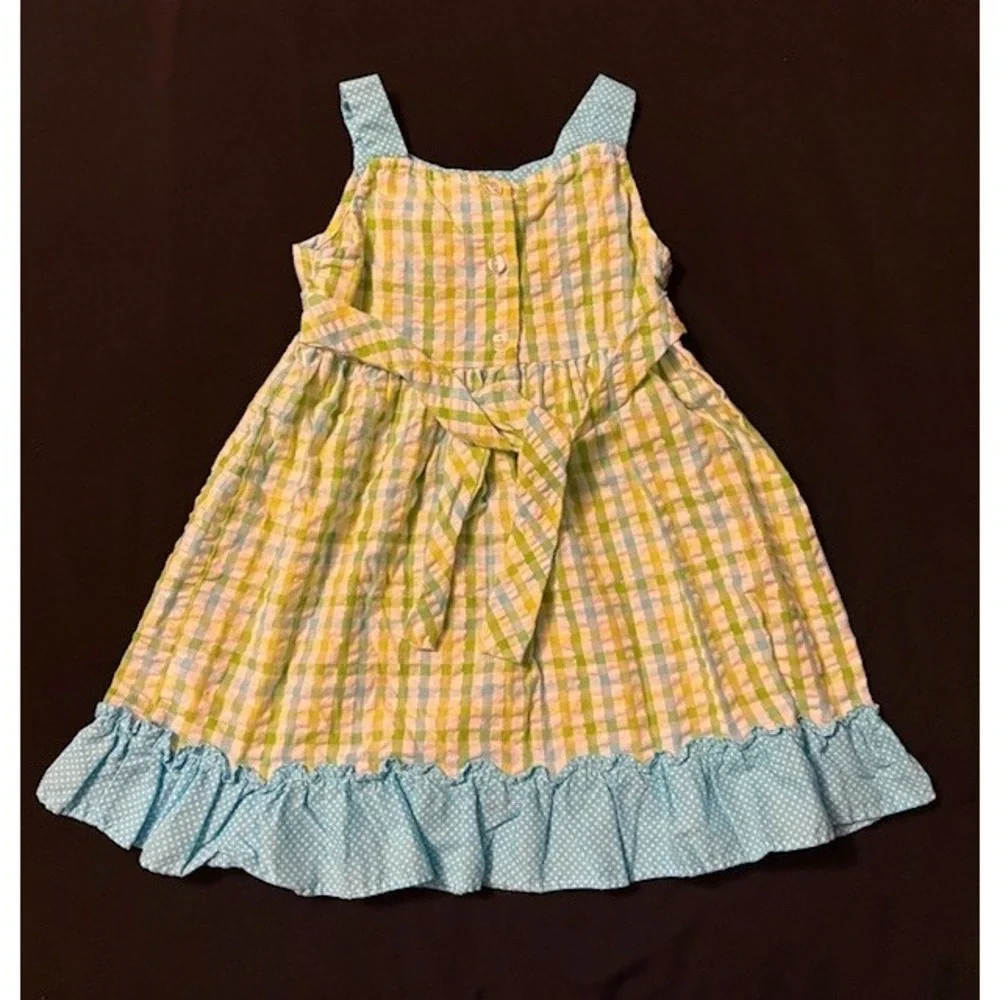 Youngland size 3T sundress with embroidered flip flops